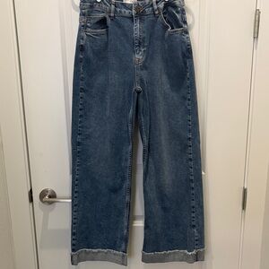 Lola Jeans Wide Leg High-Rise Women's Jeans - Blue